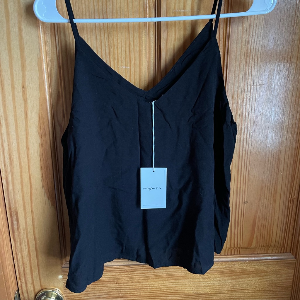 Nwt Basic Black Tank